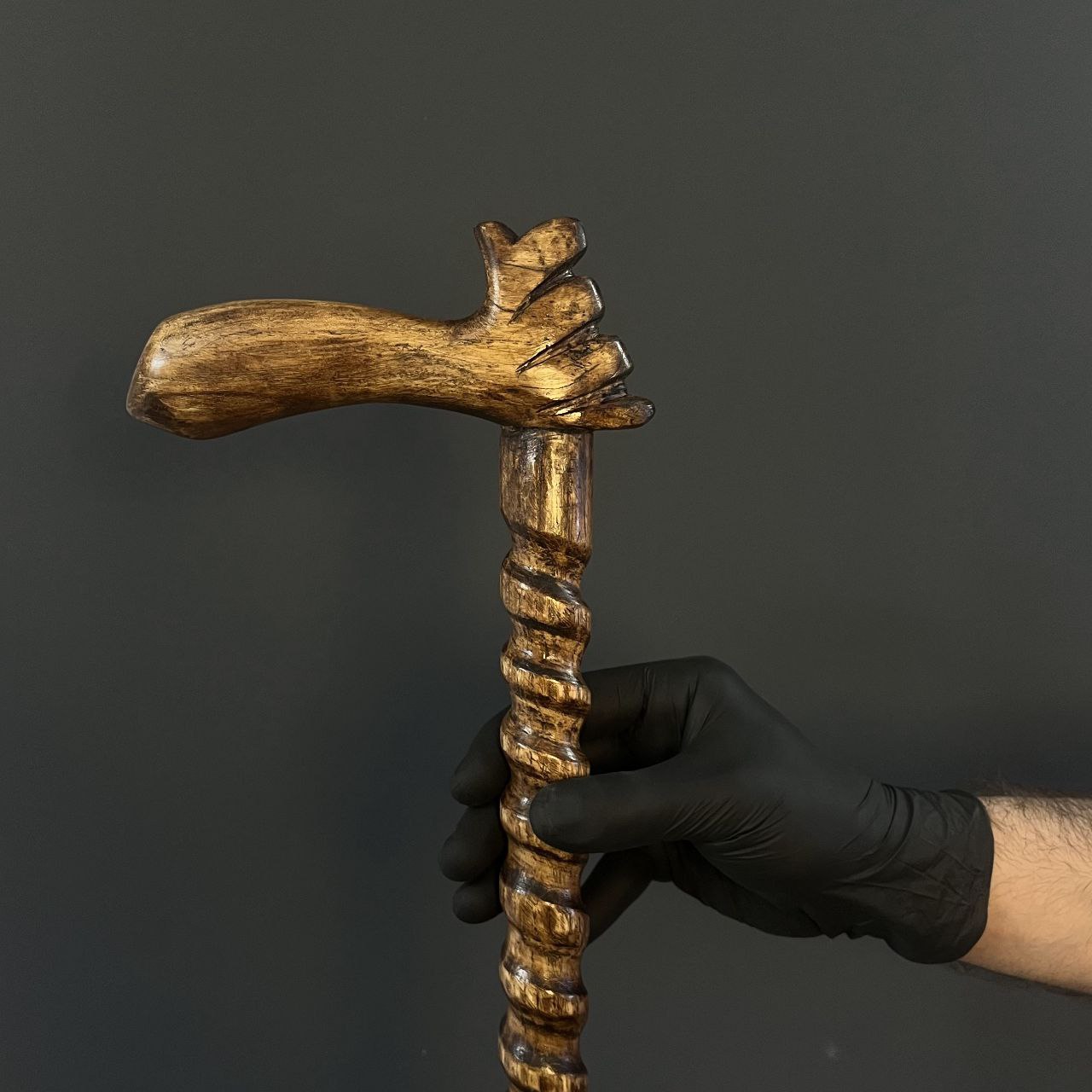 بدنه مارپیچ عصا مدل آرشام ساخته‌شده از چوب ون طبیعی