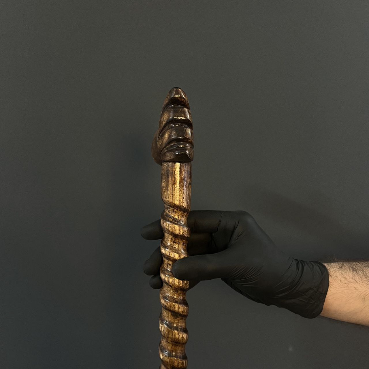 خرید عصا دست ساز مدل آرشام | طراحی ارگونومیک و پیکری از چوب ون