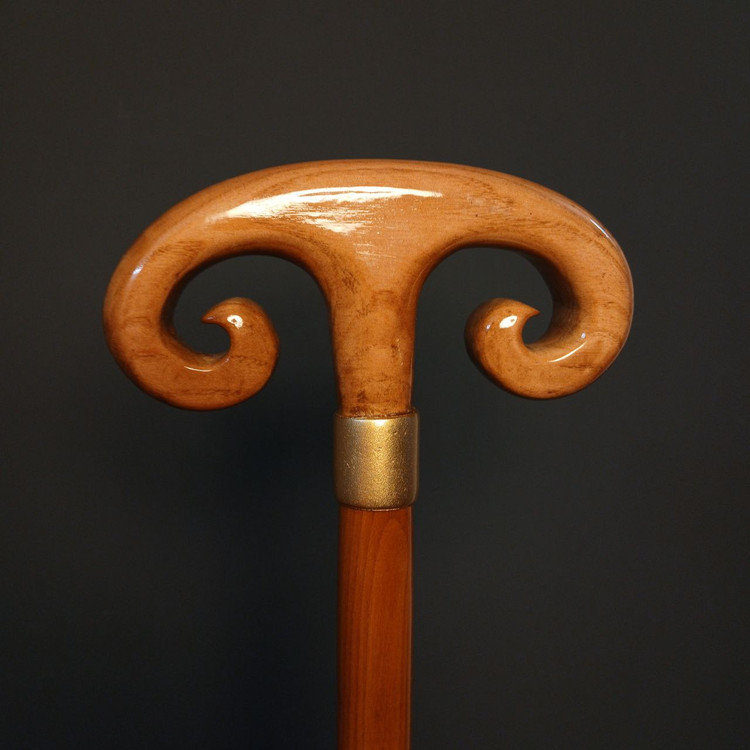 تصویر کامل عصا مدل اورانوس، ترکیب هنر سنتی و طراحی مدرن.