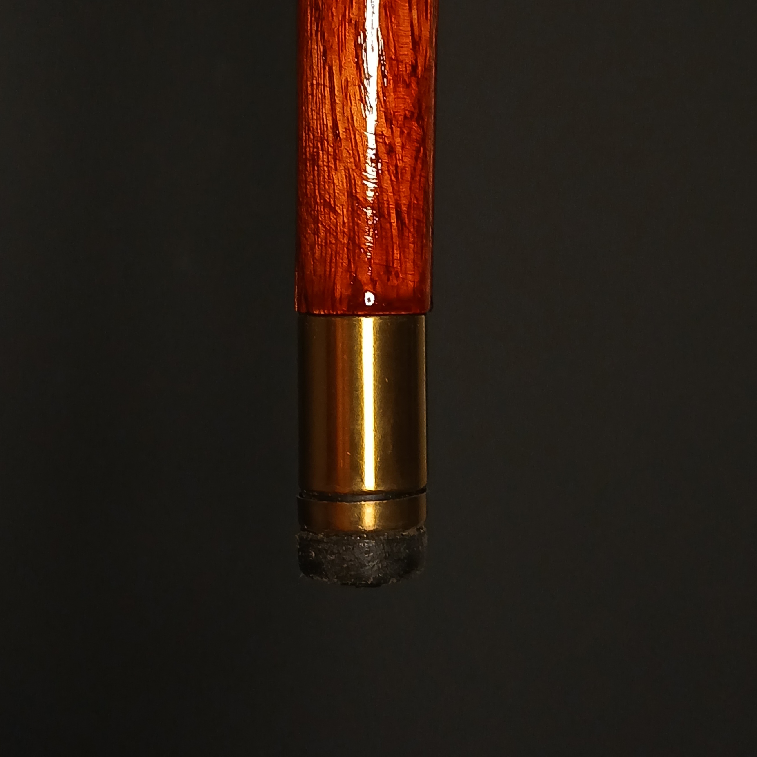 اتصال دسته و بدنه با رینگ طلایی در عصا مدل ارغوان، پرداخت صیقلی