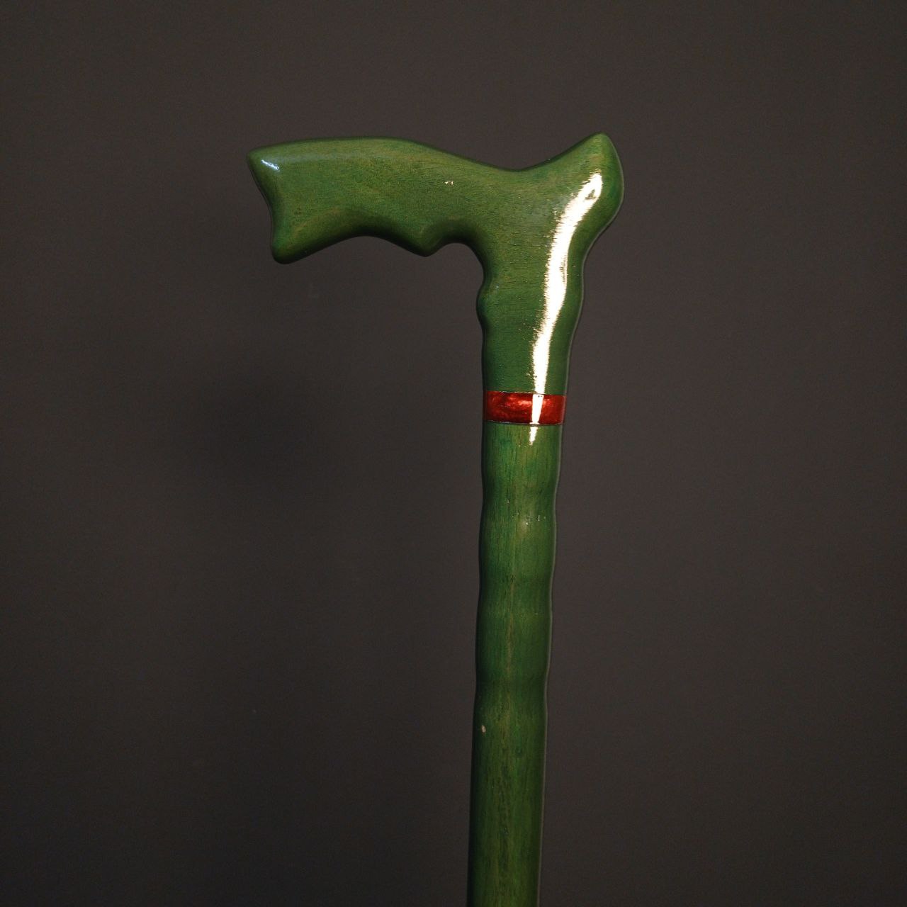 تصویر کامل عصا مدل مروا با بدنه راش گرجستان و حلقه رزینی