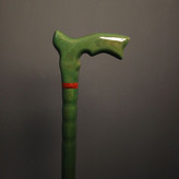 جزئیات رزین دستساز در حلقه تزئینی عصا مروا