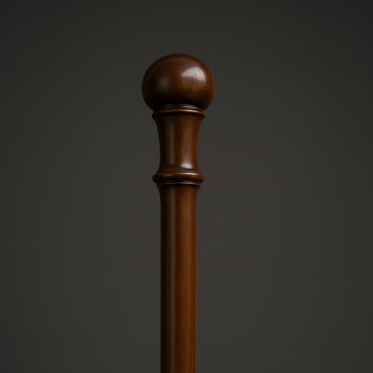 عصای یک تکه لوکس اورنگ با طراحی دست ساز شاهی