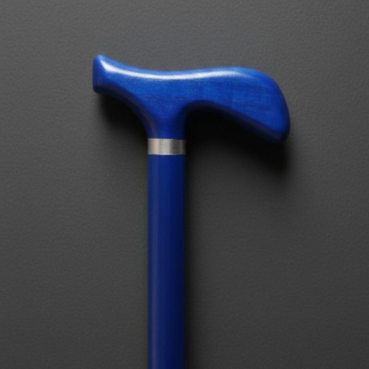 عصا مدل نیلگون تولید دستساز برند عصاخان از چوب راش گرجستا