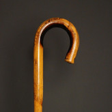 «نمای نزدیک از بافت طبیعی خیزران و پرداخت صیقلی عصا خیزران کد 03»