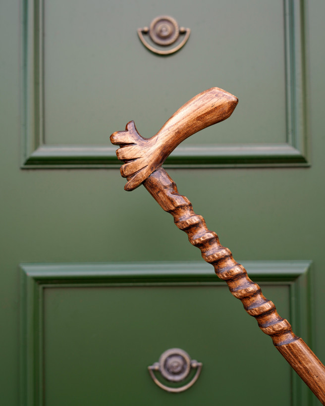 بدنه مارپیچ عصا مدل آرشام ساخته شده از چوب ون طبیعی