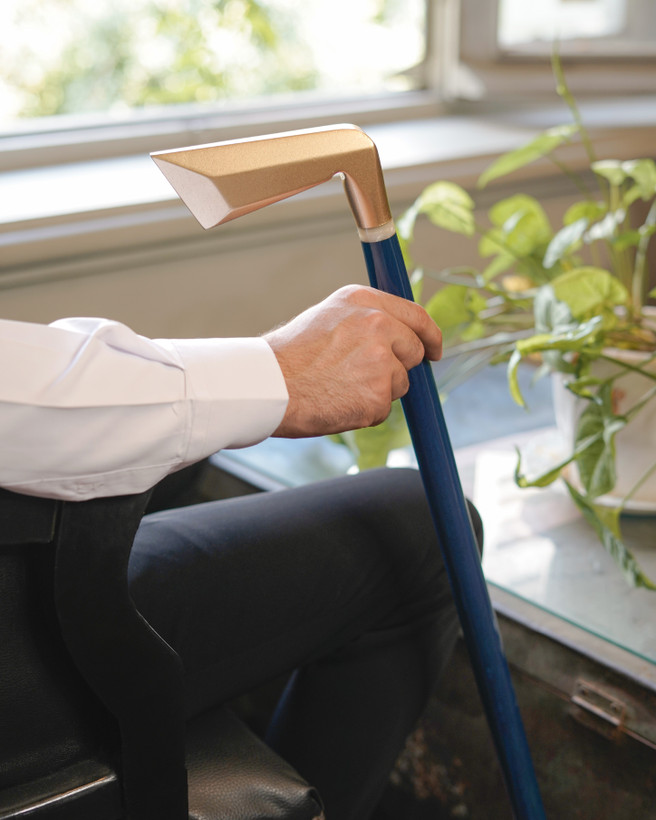 عصای دستساز لاکچری ساخته شده از چوب راش و گردو