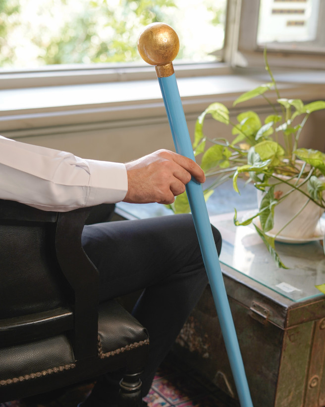 عصای تشریفاتی و کلکسیونی با طراحی سلطنتی