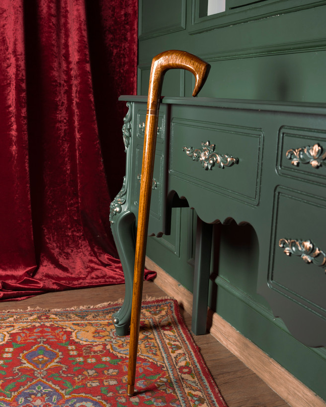 کفشک استیل لوکس طلایی در انتهای عصای آرتان