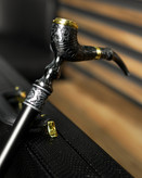 خرید آنلاین عصا طرح پیپ با هنر قلم زنی کد 03 از سایت عصاخان